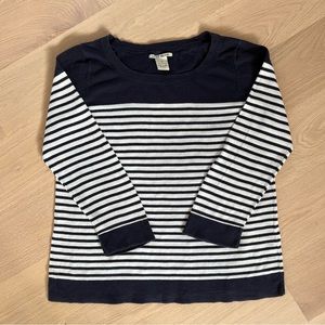 Lucky Brand Striped Crew Neck Sweater